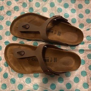 Birkenstock Gizeh Sandals Mocha 40